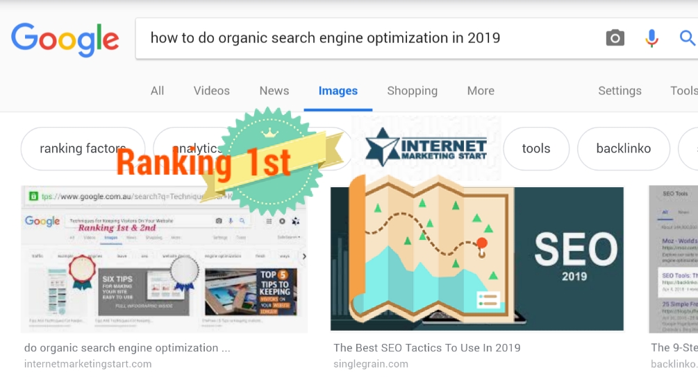 do organic search engine optimization in 2020 examples